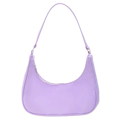 Fashionable Shoulder Underarm Bag Light Small Solid Color Satchel Stylish Women Tote