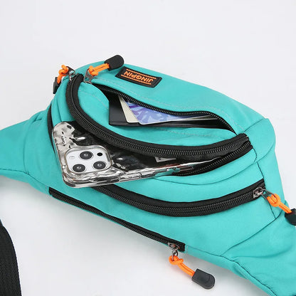 Multifunctional Men S Women Mobile Phone Cashier Large Capacity Wear-Resistant Waterproof Satchel