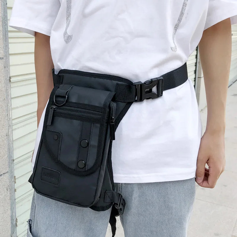 Travel Waist Leg Bag Motorcycle Riding Tactics Multi-Functional Trendy Man Bag Lure Fishing Gear