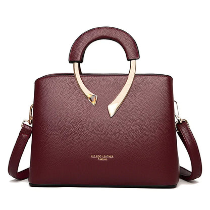 Genuine Leather Tote Handbag – Women's Luxury Shoulder & Crossbody Bag