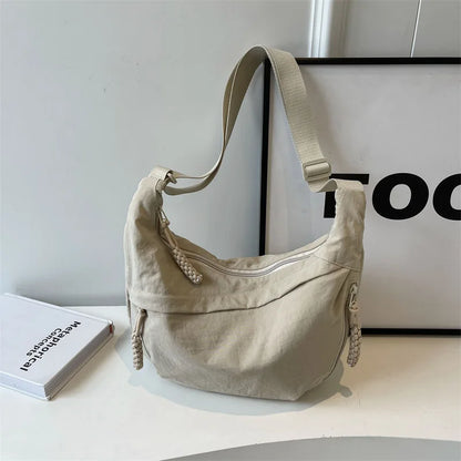 Crossbody Shoulder Bag – Large Capacity Casual Hobo with Adjustable Strap