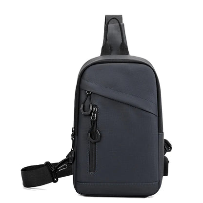 Men S Large Capacity Leisure Cross Body Oxford Cloth Waterproof Hand Shoulder Bag - Waterproof