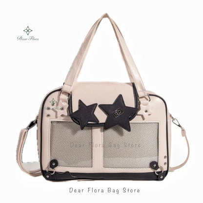 Star Ita Bag – Y2K Lolita Crossbody with Transparent Window