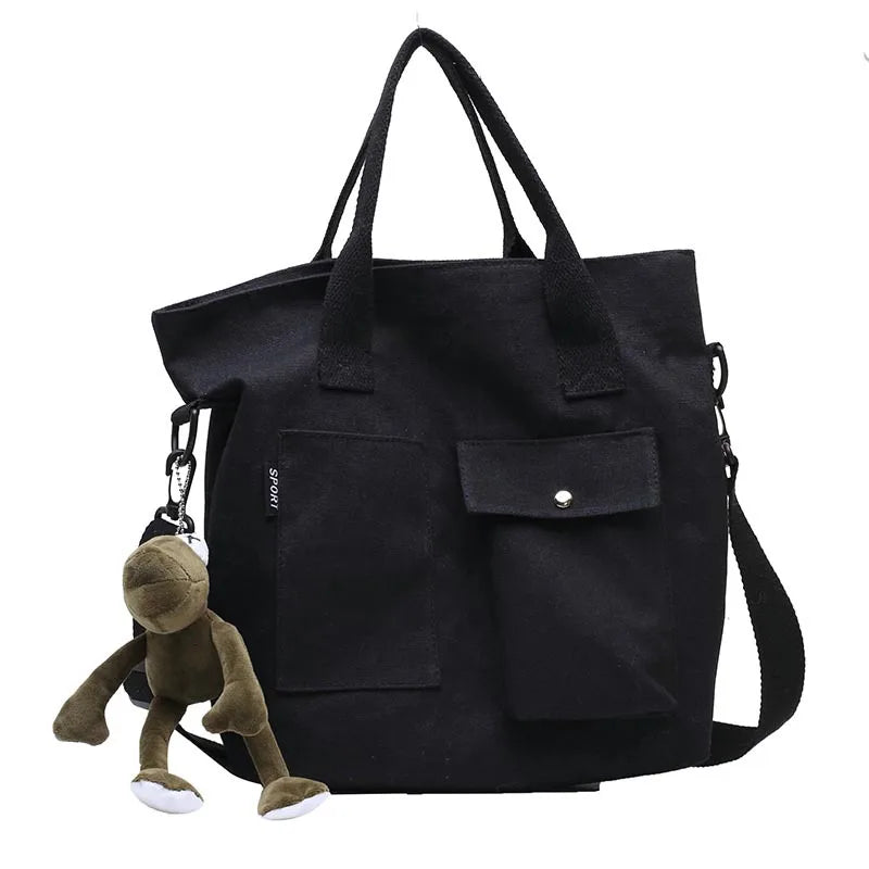 Canvas Tote Bag for Women – Shoulder & Crossbody Handbag