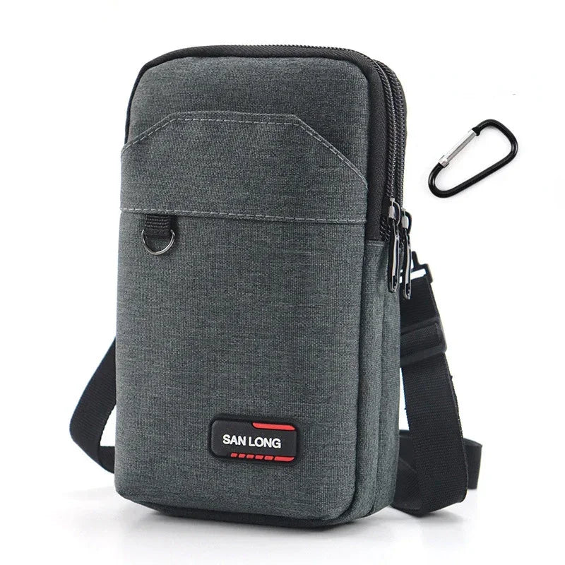 Waterproof Waist Bag Purse Single Double Layer Outdoor Military Waist Fanny Pack Men Phone Pouch