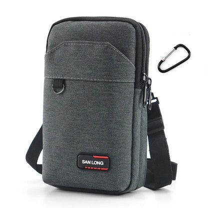 Waterproof Waist Bag Purse Single Double Layer Outdoor Military Waist Fanny Pack Men Phone Pouch