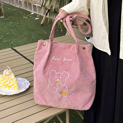 Summer Artistic Velvet Bag Women S Single Shoulder Handbag Student Corduroy