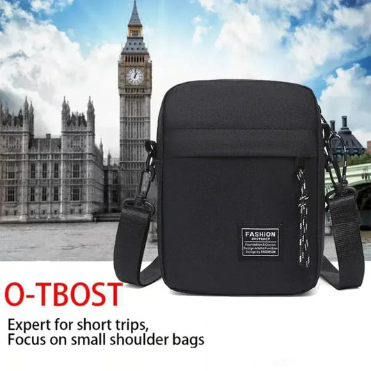 Men's Crossbody Bag – Oxford Cloth Small Shoulder Satchel