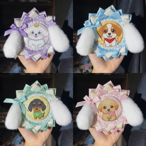 Dog Ear Badge Display Stand – Anime Itabag Bow Holder