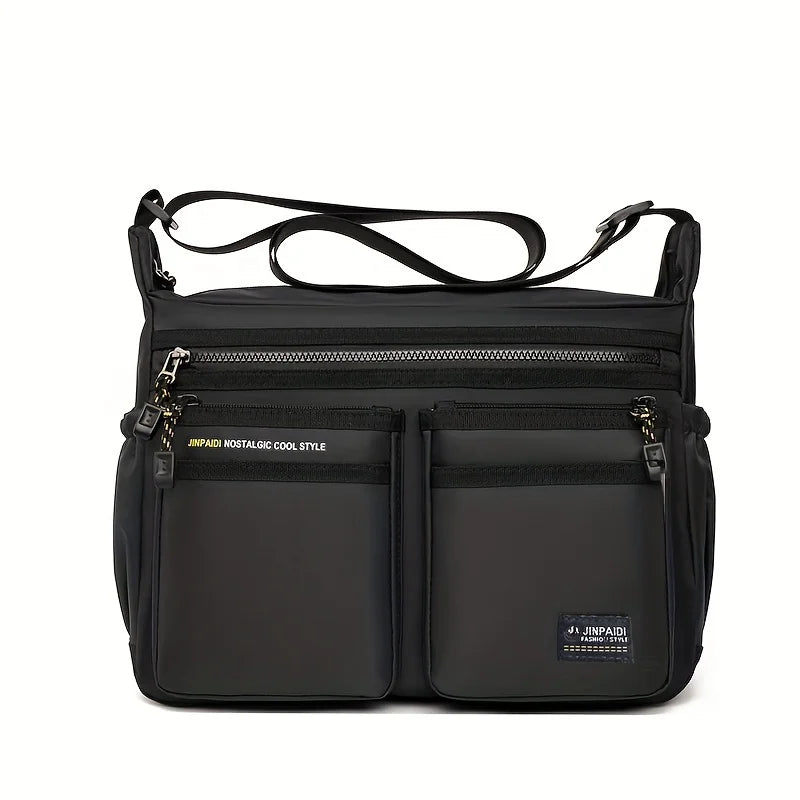 Multifunctional Casual Shoulder Bag Waterproof Business Crossbody Bag Men Daily Commuting