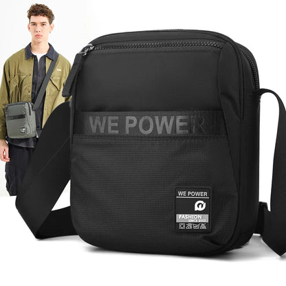 Nylon Waterproof Fashionable Single-Shoulder Crossbody Bag Men Casual Lightweight Outdoor Travel