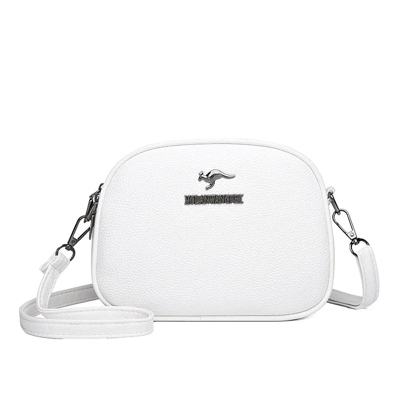 Women's Crossbody Bag – Multi-Pocket PU Leather Shoulder Handbag