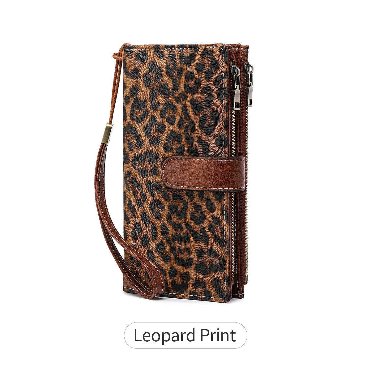 Rfid Anti-Theft Brush Women S Wallet Multi-Functional Three-Fold Long