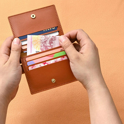 Small Bank Card Certificate Cover Driver S License Thin Square Mini Simple Wallet Holder