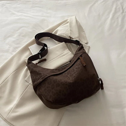 Leopard Crossbody Bag – Large Capacity Shoulder Purse for Women
