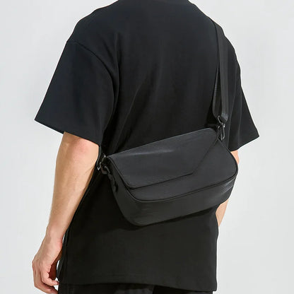 Simple Oxford Fabric Single-Shoulder Bag Men Large-Capacity Casual Sporty Fashionable