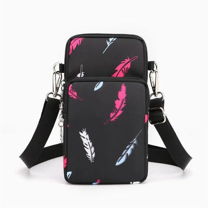 Multi-Pocket Crossbody Phone Bag – Lightweight Sling Purse with Adjustable Strap