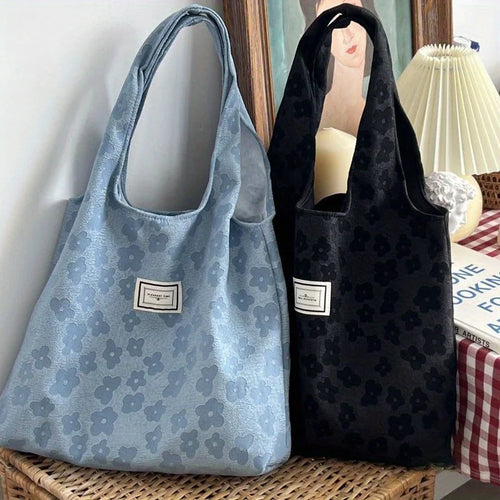 Commuting Stylish Embossing Tote Bag Daily Versatile Shoulder Bag Casual Underarm Bag