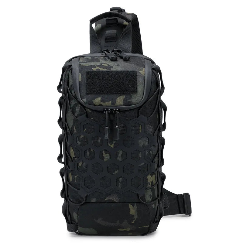 Homefish Outdoor Tactical Chest Bag Sling Shoulder Backpack Edc Crossbody Daily Commuting Sports