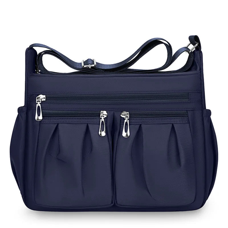Women S Oxford Fabric Large-Capacity Crossbody Korean-Style Casual Multi-Functional Single-Shoulder