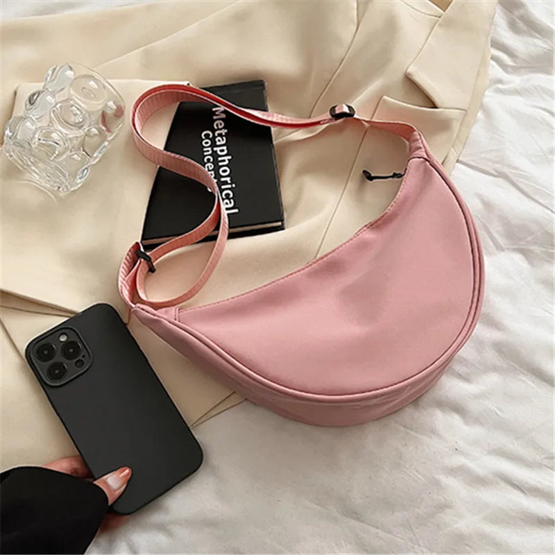 Crossbody Sling Bag for Women – Lightweight Crescent Shoulder Bag