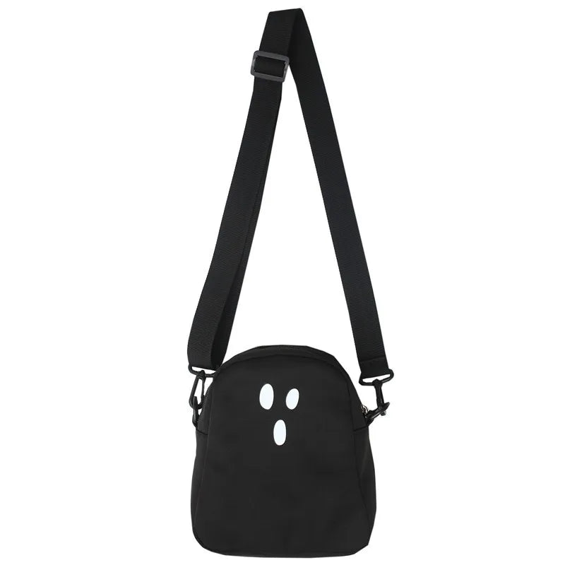 Kawaii Crossbody Bag – Cute Cartoon Canvas Messenger Bag for Women