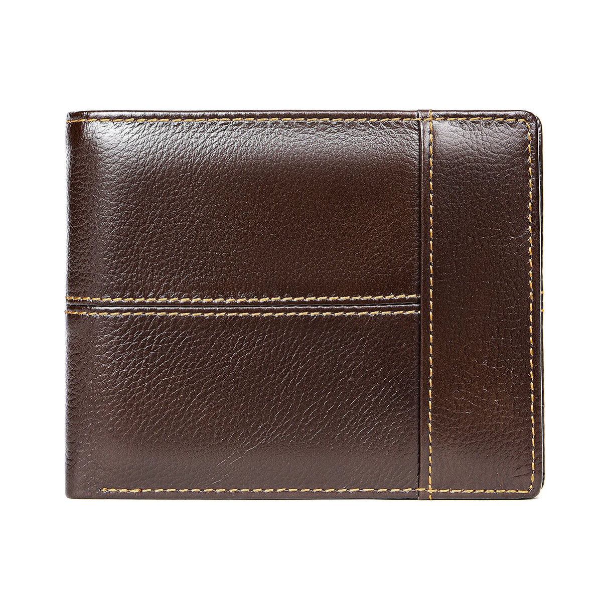 Rfid Card Holder Men S Genuine Leather Short Wallet