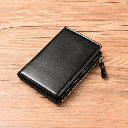 Men S Card Case Vertical Multi-Functional Pu Id Holder