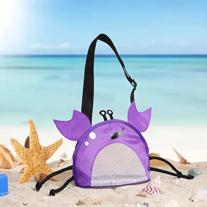 Crab Shaped Crossbody Bag Cute Novelty Beach Shoulder Bag