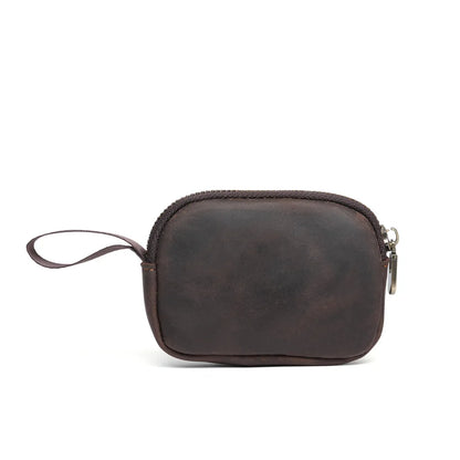 Genuine Leather Small Coin Purse Coin Pocket Top Layer Cowhide