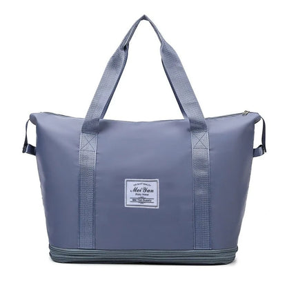 Double Extended Large Capacity Travel Bag Dry Wet Separation Lightweight Storage Student Luggage
