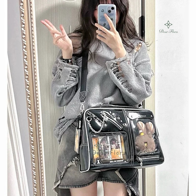 Ita Bag Transparent DIY Shoulder Bag – Y2K Crossbody