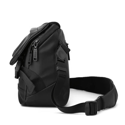 Simple Clasp Shoulder Bag Men S Leisure Cross Body Waterproof Large Capacity Business Chest