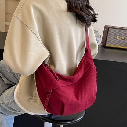 Crossbody Shoulder Bag – Large Capacity Casual Hobo with Adjustable Strap