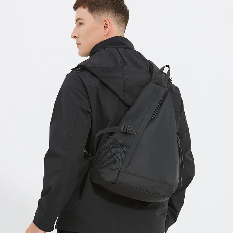 Functional Crossbody Bag Men S Sports Cycling Chest Bag Men S Single-Shoulder Crossbody Bag