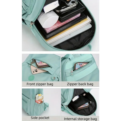 Oxford Backpack Multi-Pocket for Travel, School & Daily Use