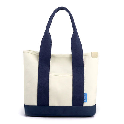 Simple Colorblock Crossbody Bag Large Capacity Shoulder Bag