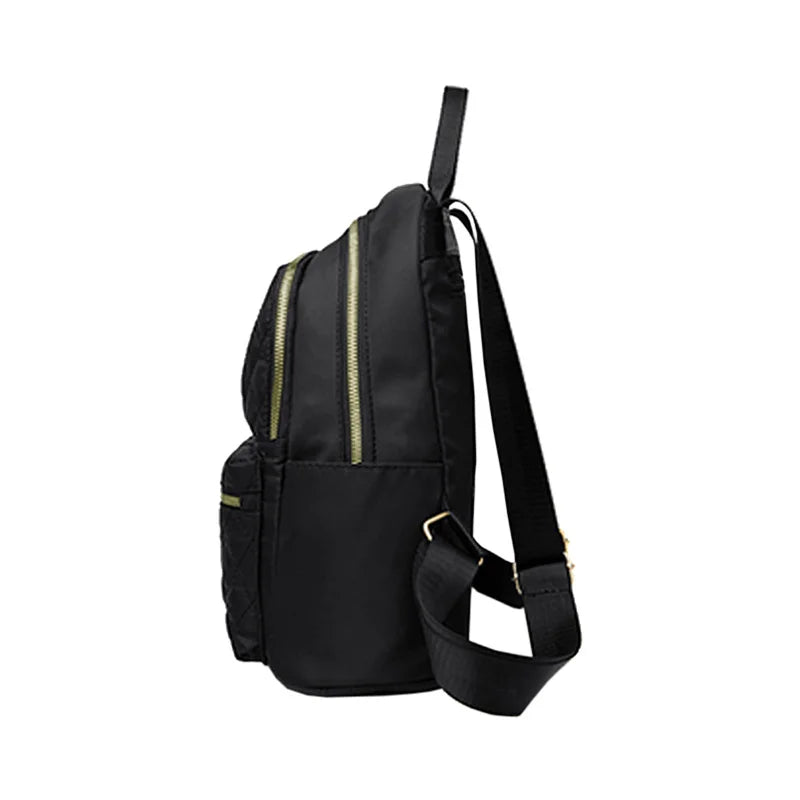 Everyday Spacious Diamond Quilted Backpack Wear-Resistant Material