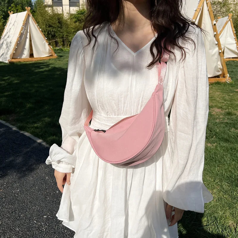 Crossbody Sling Bag for Women – Lightweight Crescent Shoulder Bag