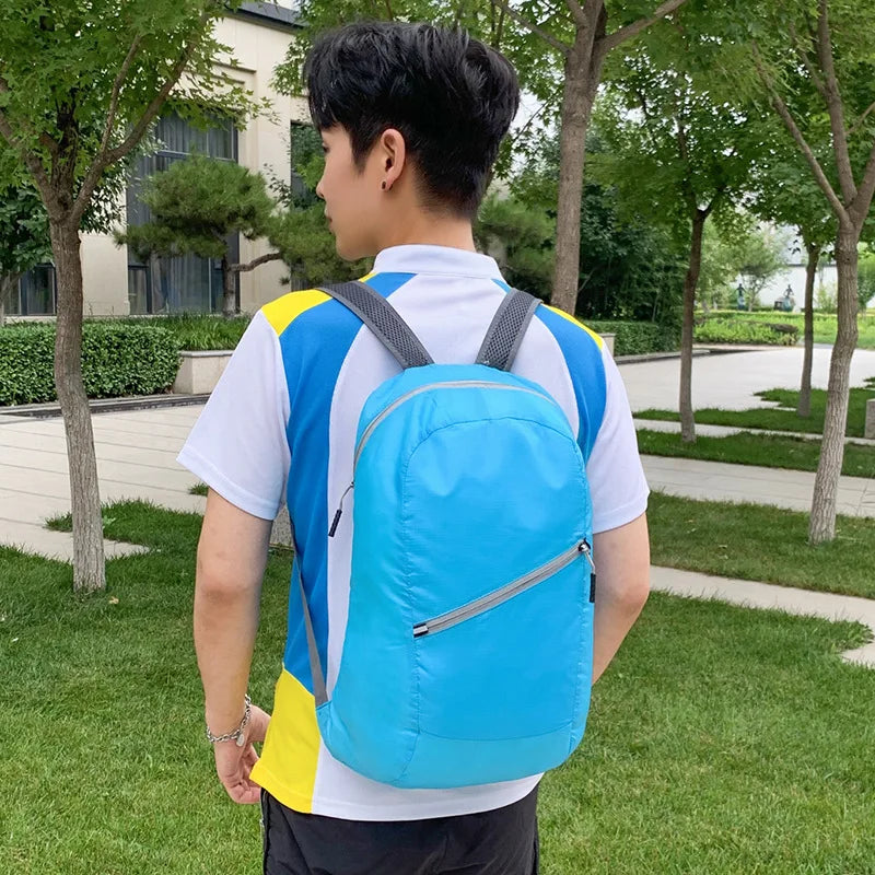 Outdoor Foldable Ultra-Light Portable Double-Shoulder Travel Backpack