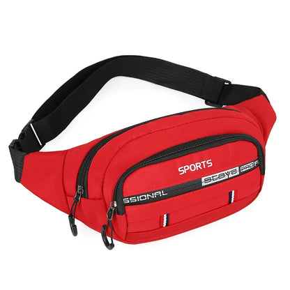 Couple Single-Shoulder Crossbody Bag Large-Capacity Oxford Fabric Wear-Resistant Chest Bag