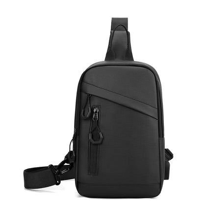 Men S Large Capacity Leisure Cross Body Oxford Cloth Waterproof Hand Shoulder Bag - Waterproof