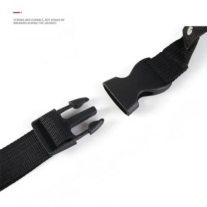 Homefish Portable Airplane Foot Hammock Adjustable Travel Flight Carry Office Under Desk Rest Black