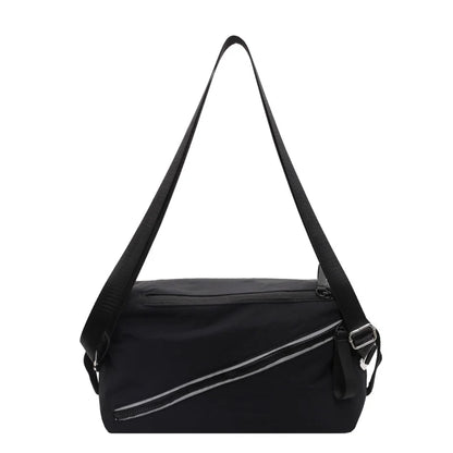 Nylon Sling Tote Bag Casual Convertible Backpack Chest Crossbody Adjustable Strap Women Handbag