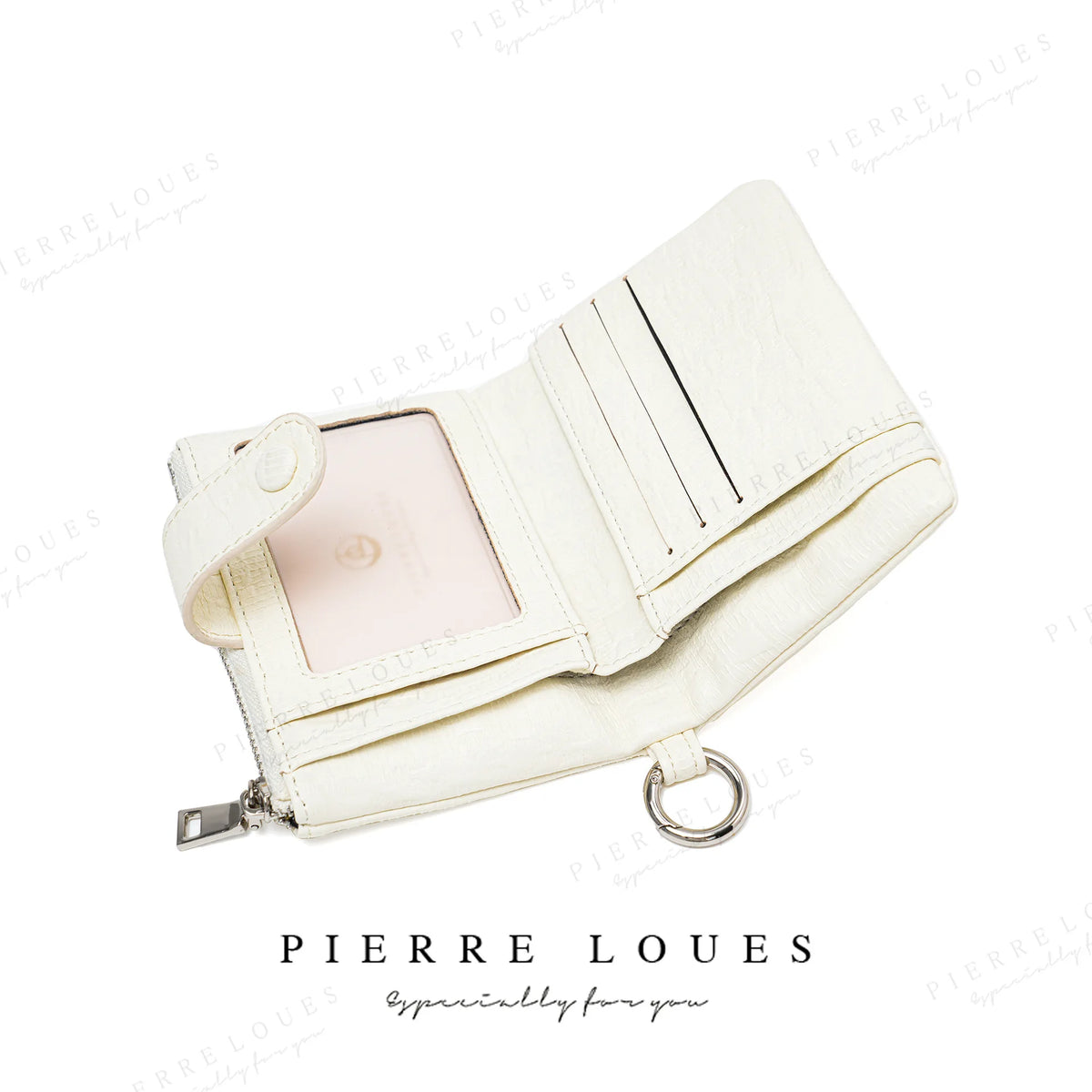 Purse Short Female Buckle Large Capacity Wallet Change Card Storage Multi-Function Chain Handheld