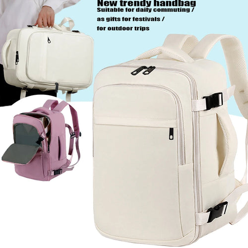 Ideal Practical Multi-Pocket Backpack Multi-Color Choice Adjustable-Strap Lightweight Daily Use