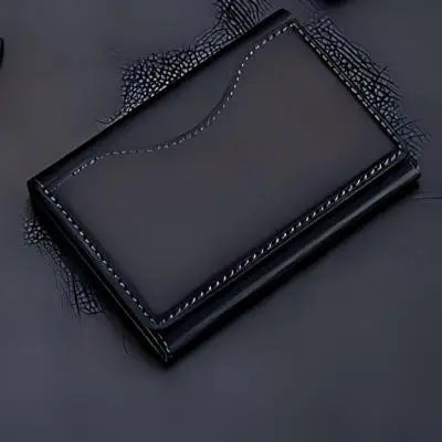 Homefish Pu Leather Magnetic Card Holder Wallet Multi-Card Storage Phone Back Pocket 6 1
