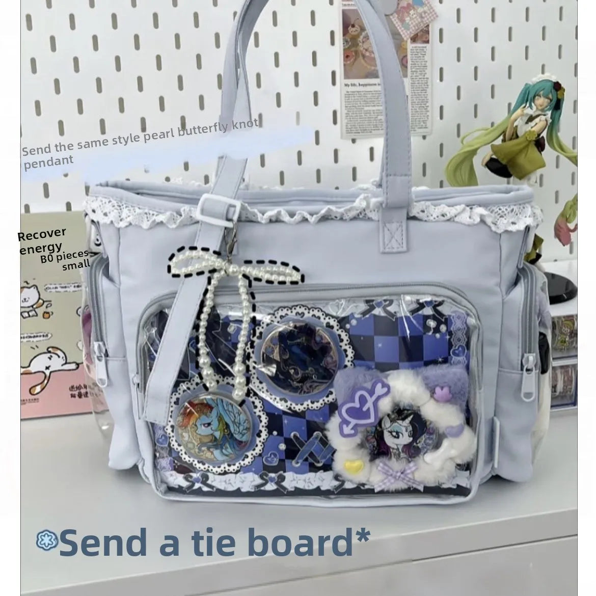 Ballet Girl Has Large Appetite Itabag Japanese 2d Single Shoulder Cross Body Goods Bag Gift Friends