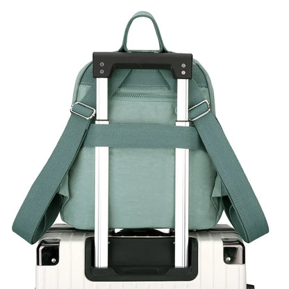 Multi-Pocket Nylon Tote Bag Lightweight Nylon Backpack Women - Waterproof