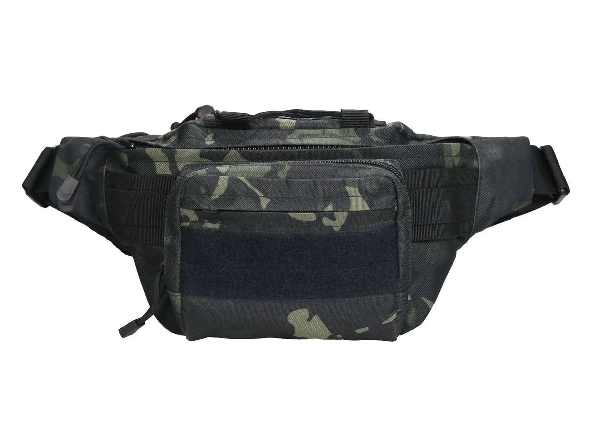 Wear-Resistant Oxford Fabric Outdoor Cycling Camouflage Waist Bag Tactical Chest Large Capacity Men